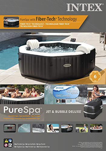 Intex 28462 Whirlpool, Schwarz, Ø 218 x 71 cm