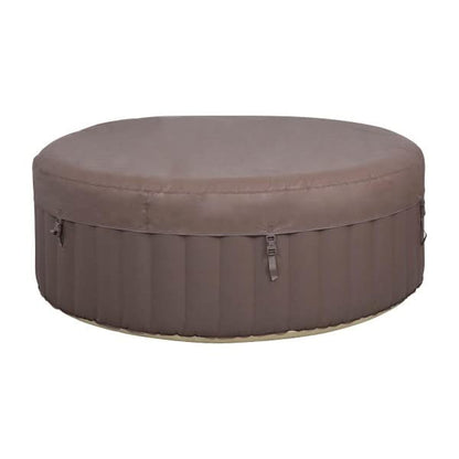 EASE.ZONE Spa aufblasbar beheizt, 800 Liters, Schwarz, 180 x 180 x 65 cm