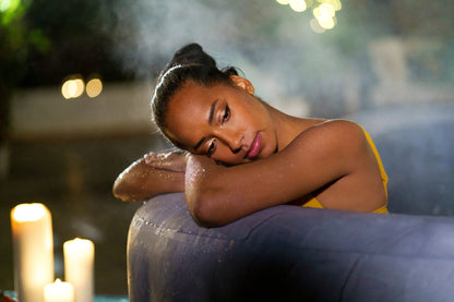 Bestway® Lay-Z-SPA® Energiespar-Whirlpool San Francisco HydroJet Pro™ mit App-Steuerung, für 7 Personen 230 x 230 x 71 cm, Marmor-Optik (Samtgrau)